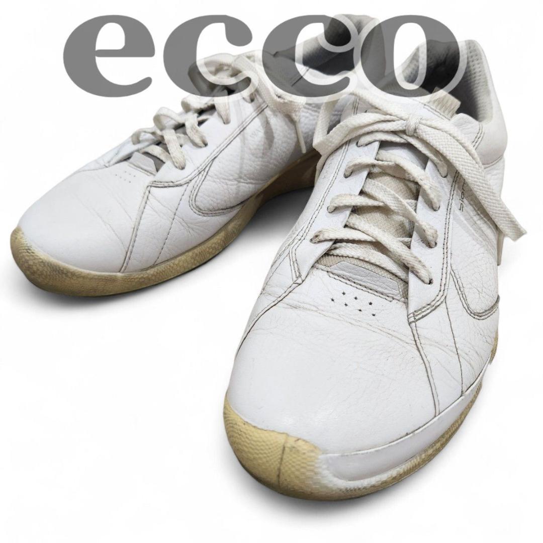 ECCO BIOM HYBRID ゴルフシューズ メンズ EU42 レザー 撥水