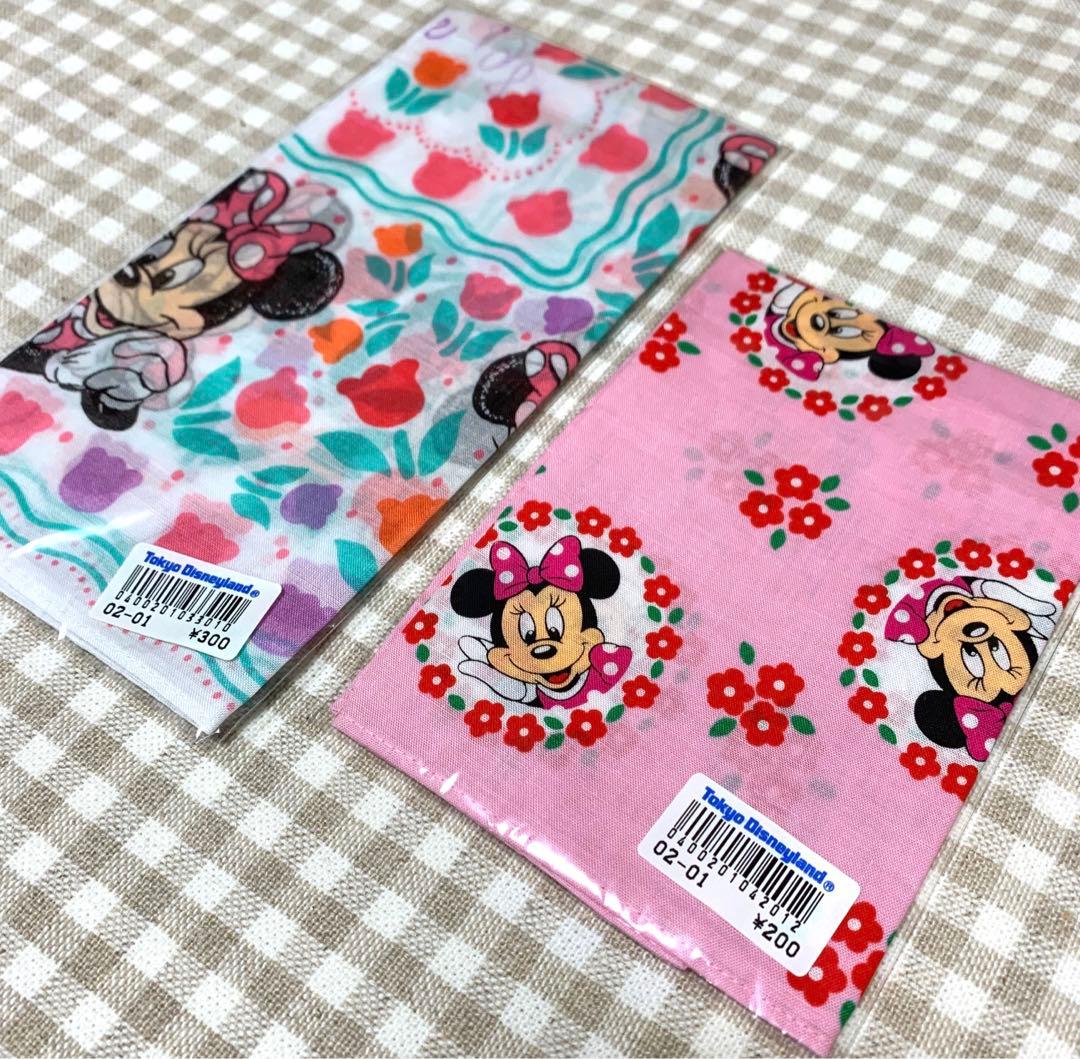 未使用 ディズニーランド TDL 開園年 1983年 ミニー ハンカチ レア