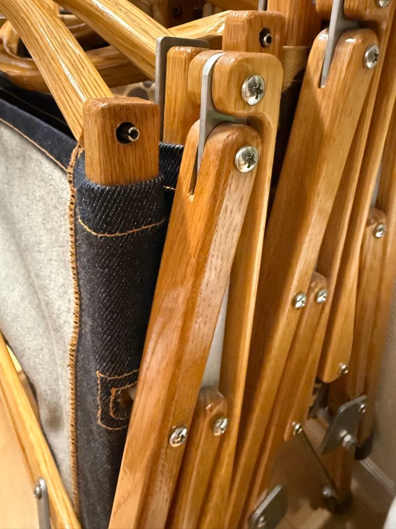 カーミットチェア② 2脚セット　生地張替え済　美品