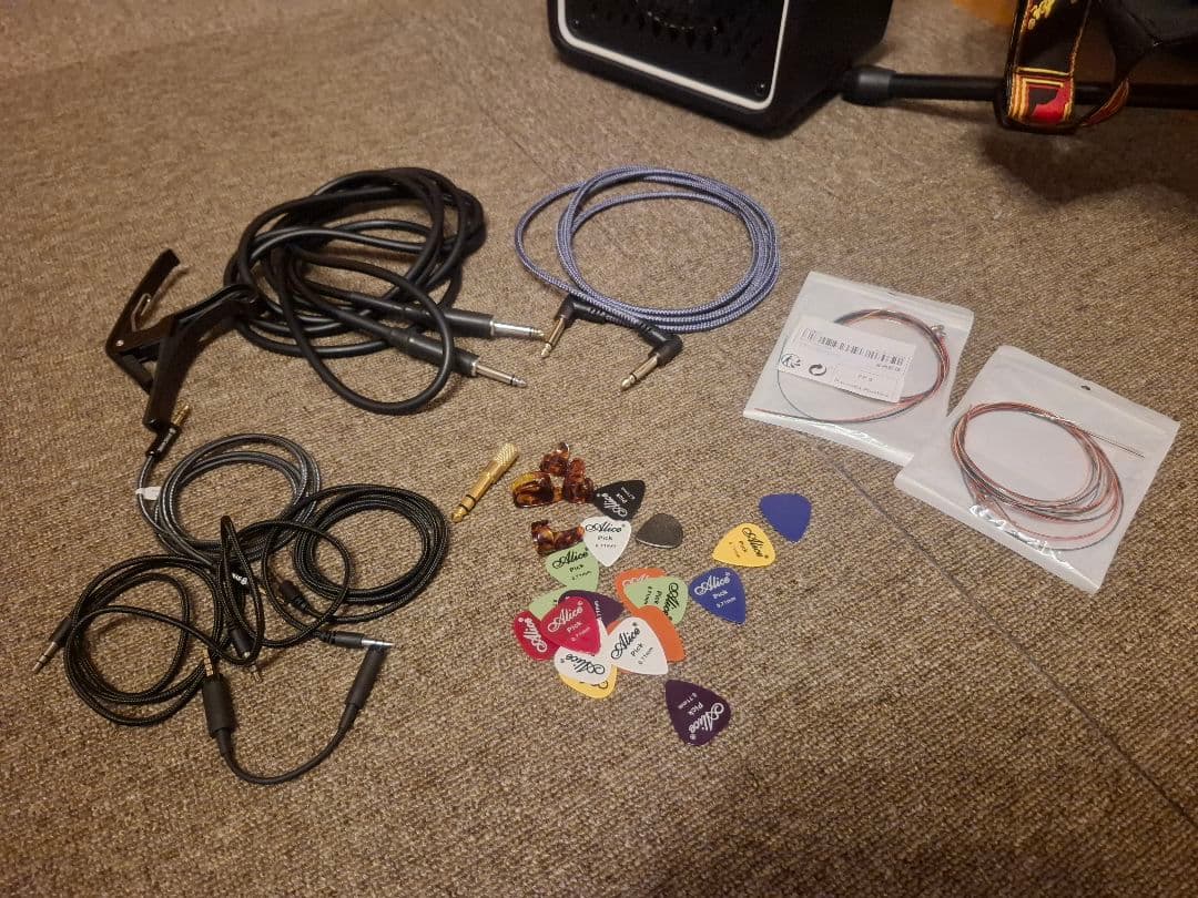 即演奏可能！ エレキギターセット ケース VOXアンプ