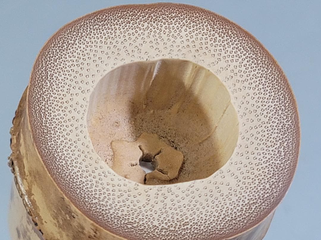 茶道具 竹蓋置 一双 大徳寺 書付 美品 DT474