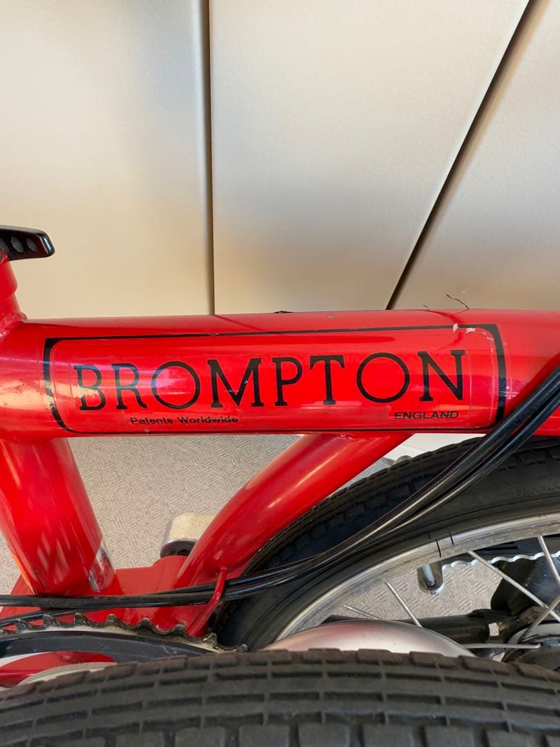 BROMPTON 折りたたみ自転車 3段変速　レッド