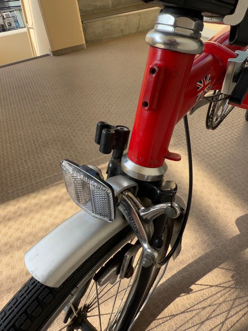 BROMPTON 折りたたみ自転車 3段変速　レッド