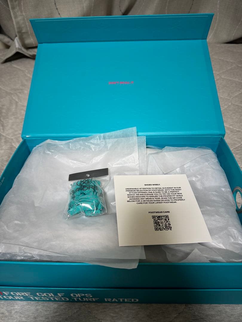 G/FORE G.112 ゴルフシューズ ホワイト/ターコイズ