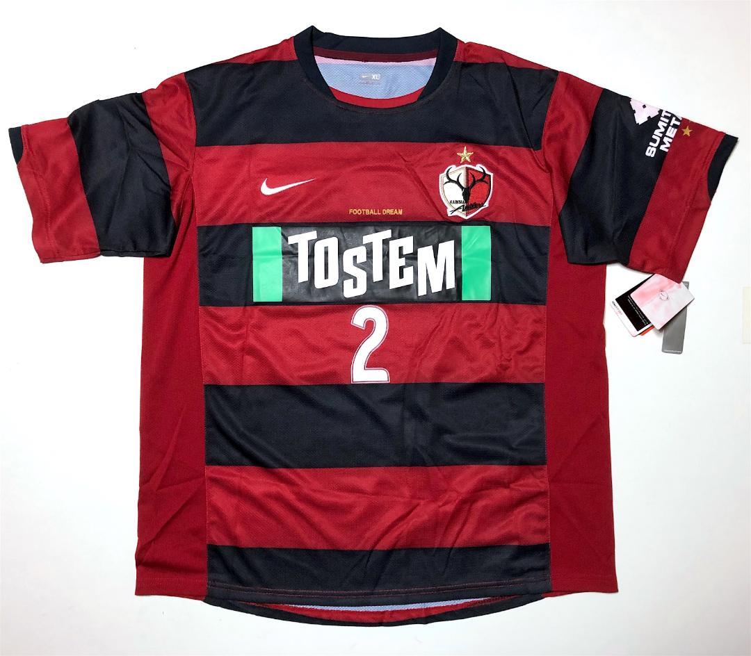 希少タグ付き　ナイキ　鹿島アントラーズ　2008　ユニフォーム 　XL　内田篤人