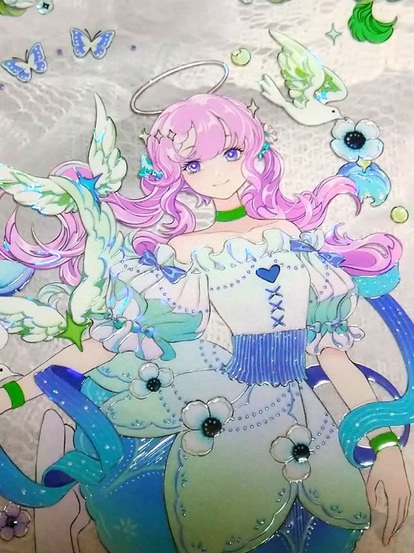 J660＃银河星斗(贝壳光)studiovi切り売り海外人物マステ女の子