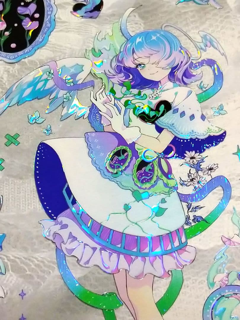 J660＃银河星斗(贝壳光)studiovi切り売り海外人物マステ女の子