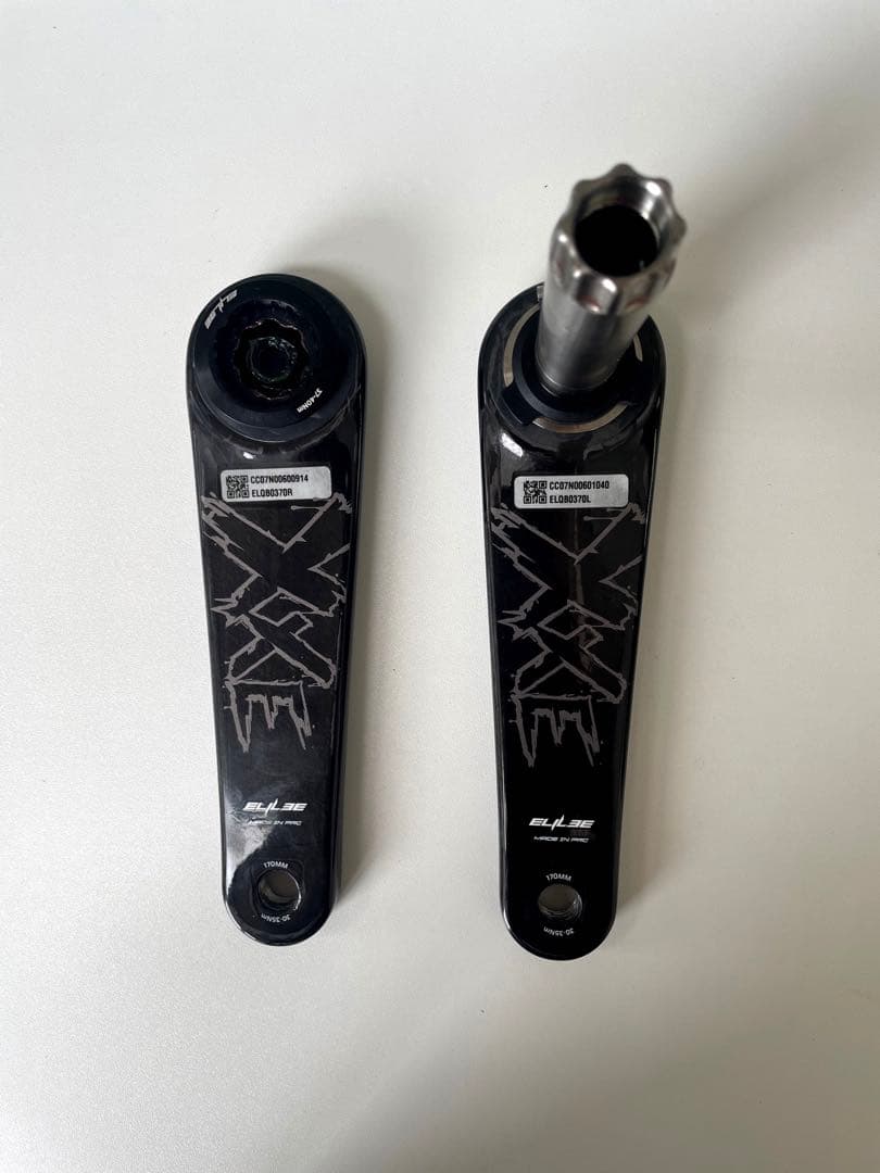 エライリー ELILEE X310 クランクアーム φ24 170mm カーボン