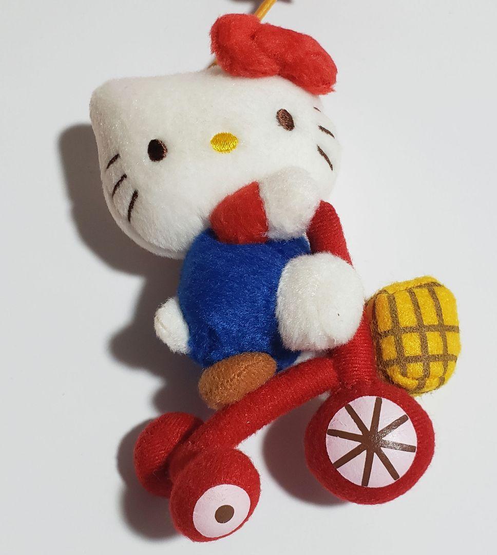 ハローキティ♥　三輪車 ぬいぐるみ　吸盤付きマスコット　入手困難品❣