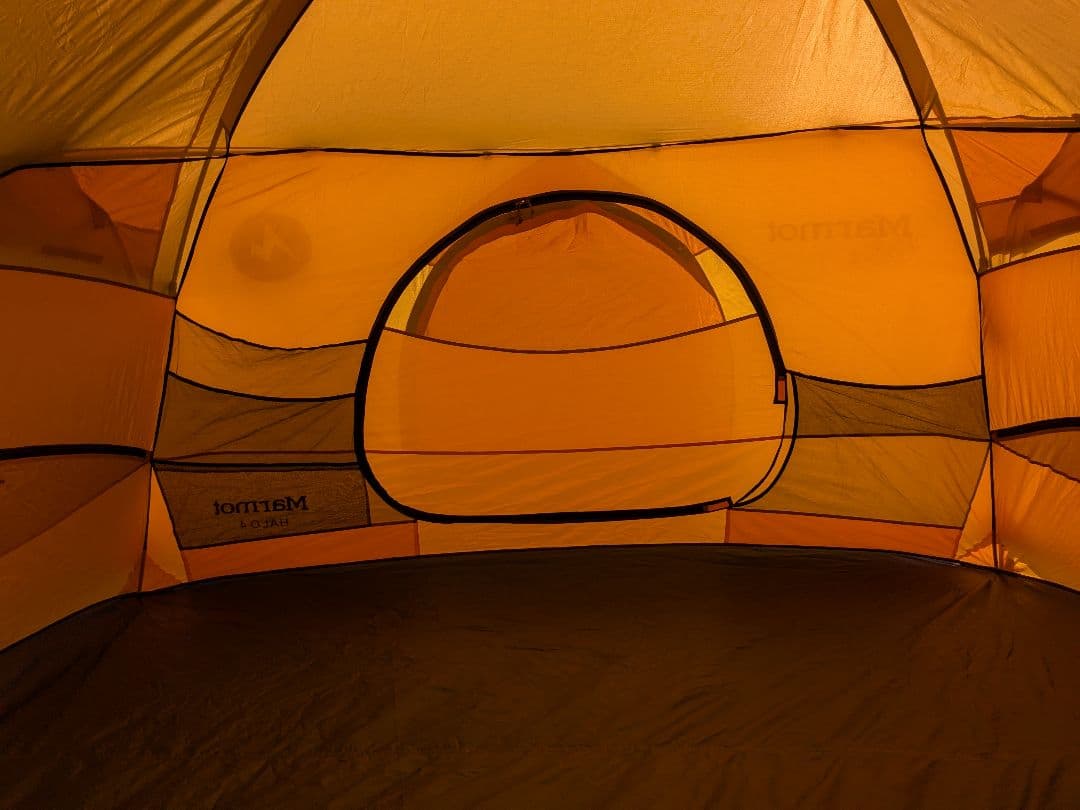 【希少テント】Marmot（マーモット）　HALO4　キャンプ