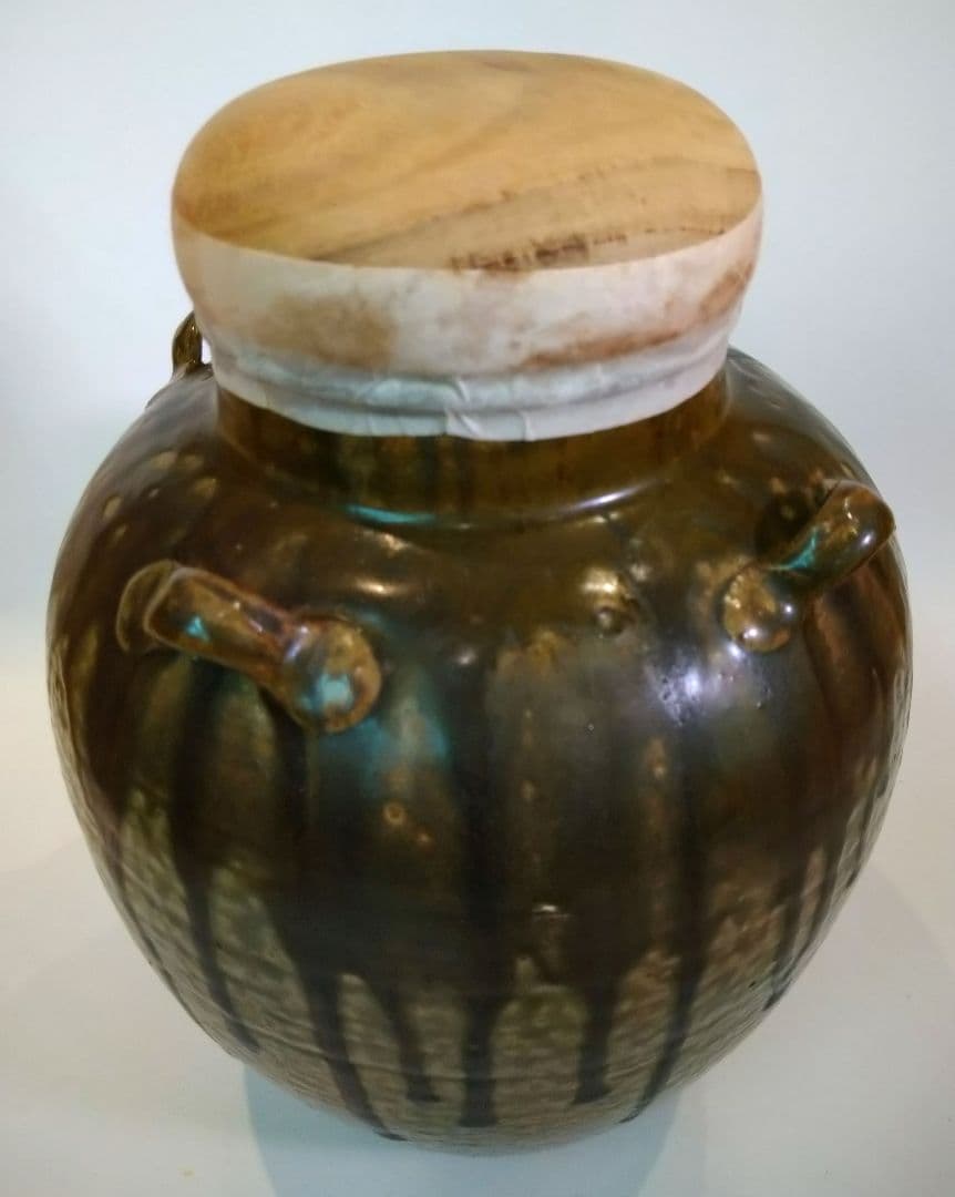 【茶道具】信水造　丹波　飾壷