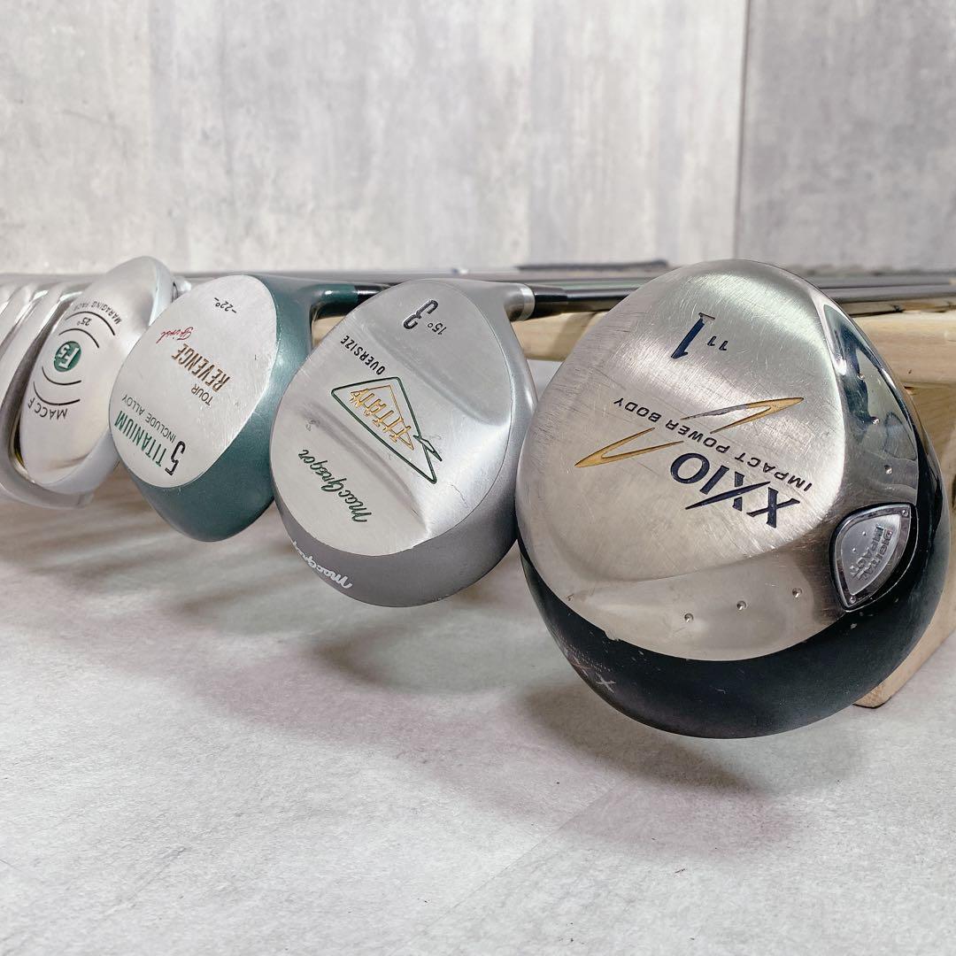 T125 XXIO 他 ゴルフクラブ メンズ フルセット 黒 初心者 ビギナー