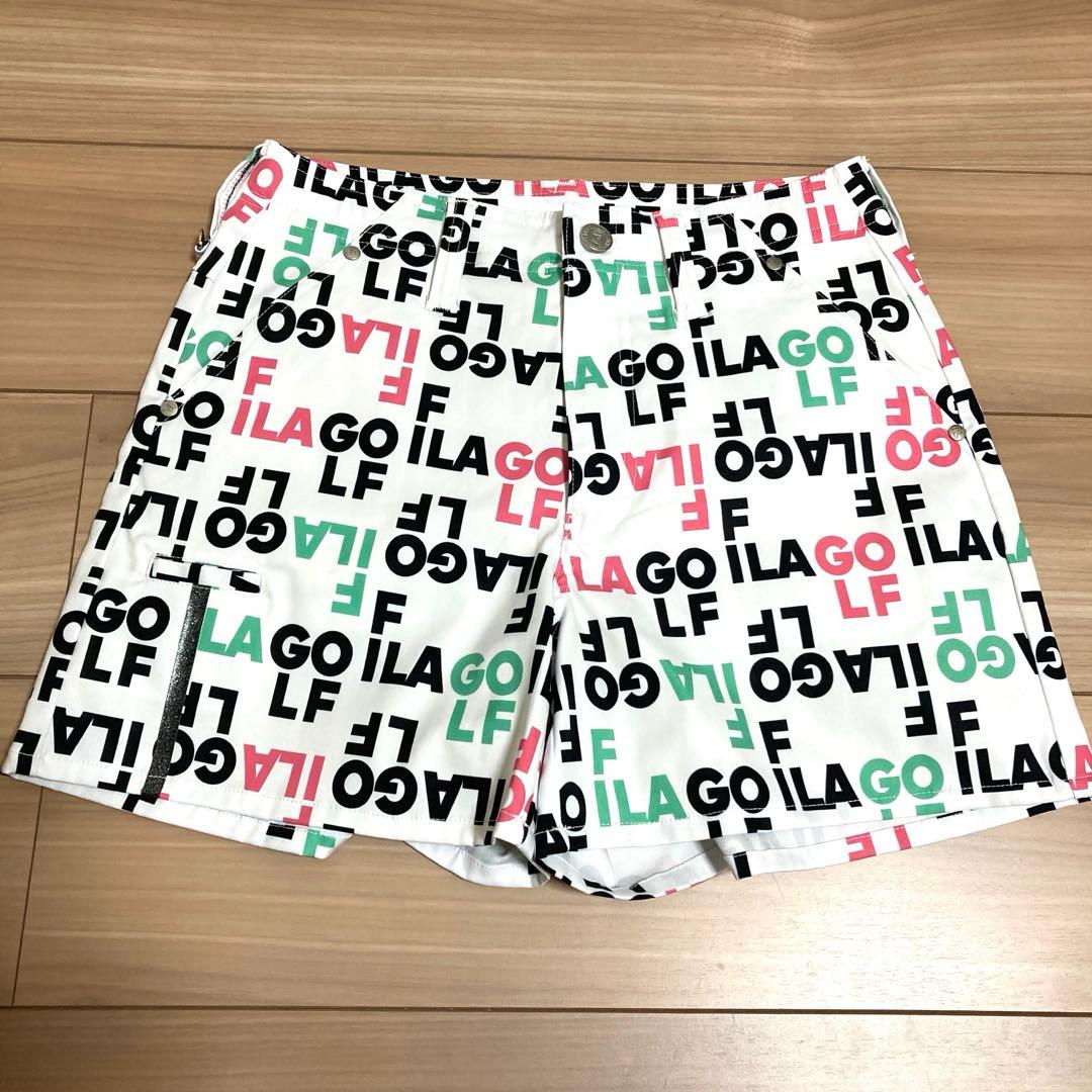 フィラゴルフ 上下セットアップ　半袖ゴルフシャツL ショートパンツM