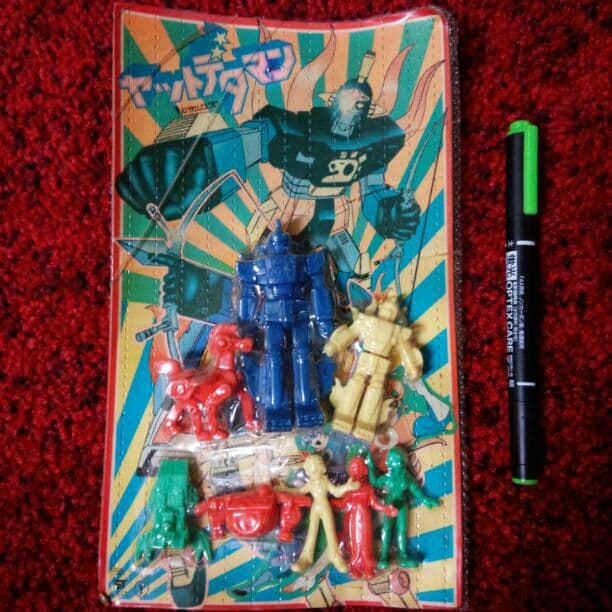 昔のガチャガチャ　ディスプレイ用台紙セット「ヤットデタマン」