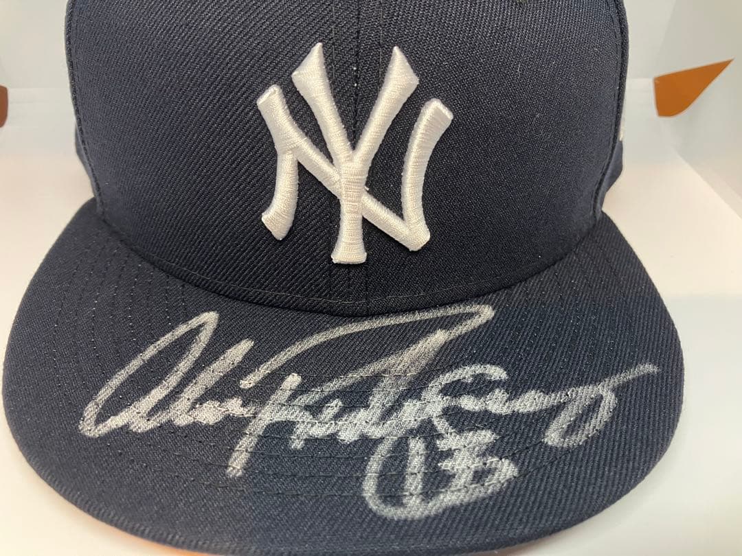 アレックス・ロドリゲス直筆サイン入りオーセンティックキャップNew Era