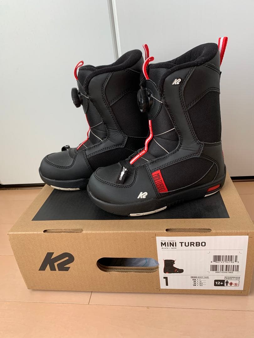 K2 mini turbo キッズスノーボード3点セット 110cm