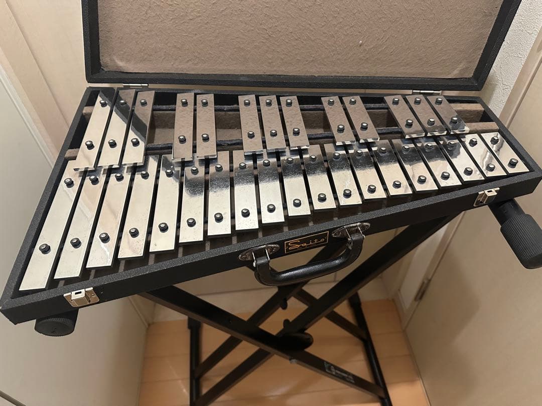 サイトウ　グロッケン　K&Mスタンド付き