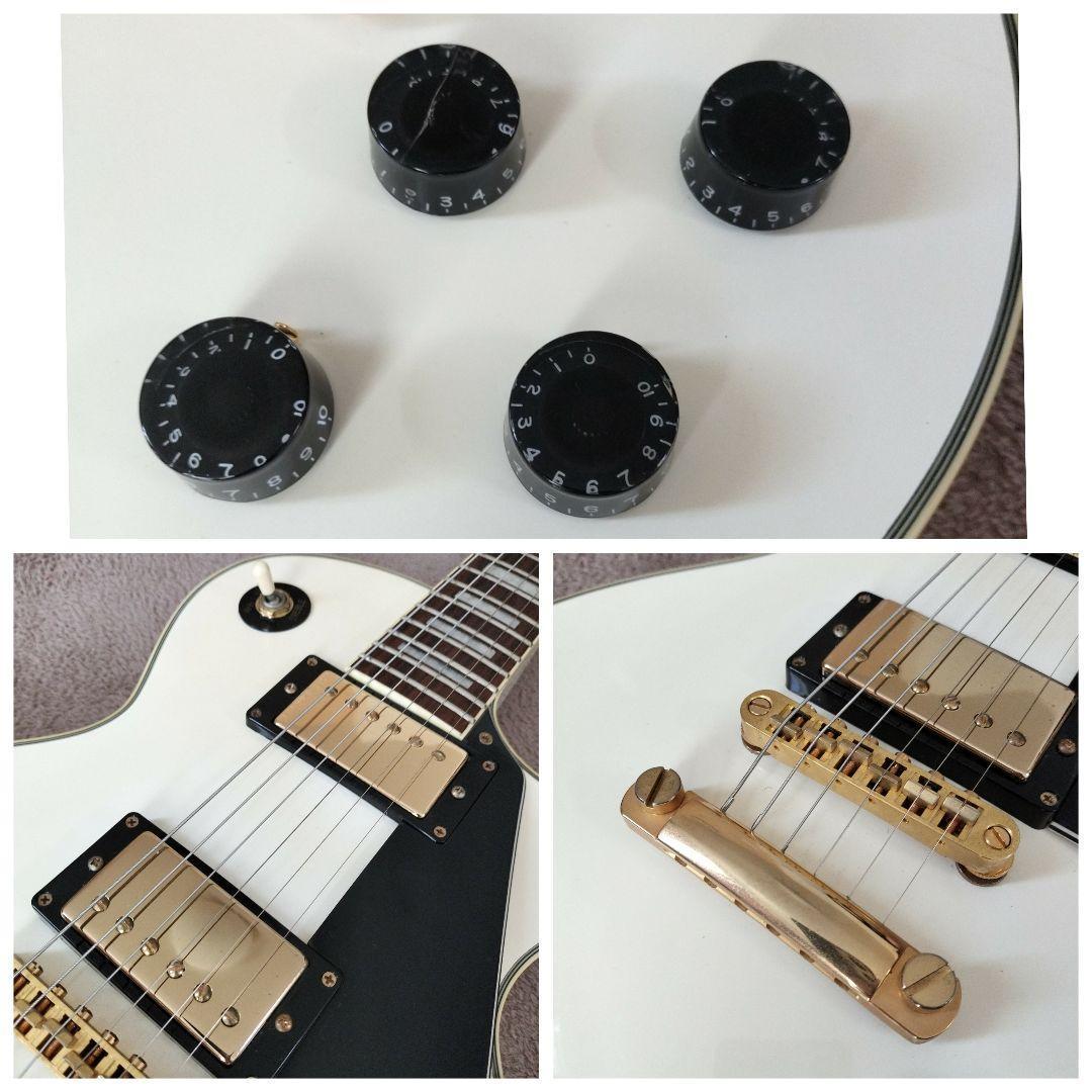 【美品】Blitz ブリッツ レスポールカスタム　クリームホワイト