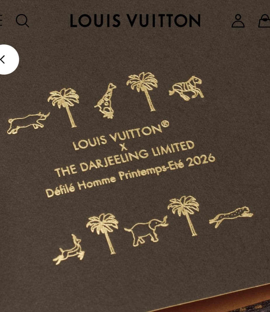 LV × ザ・ダージリン リミテッド ノートブック・ジェーン