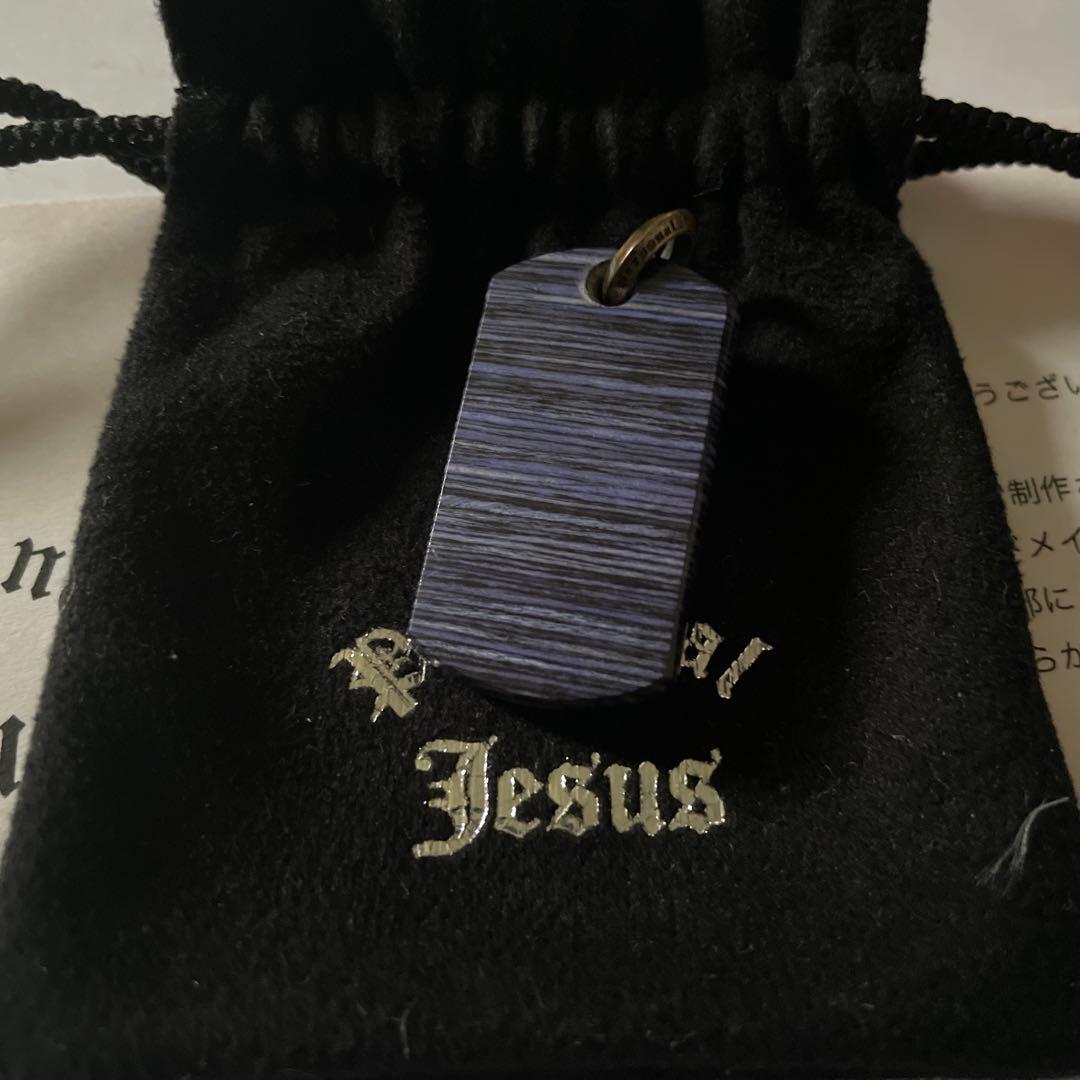 氷室京介　Personal Jesus ウッドクロス ペンダントネックレス