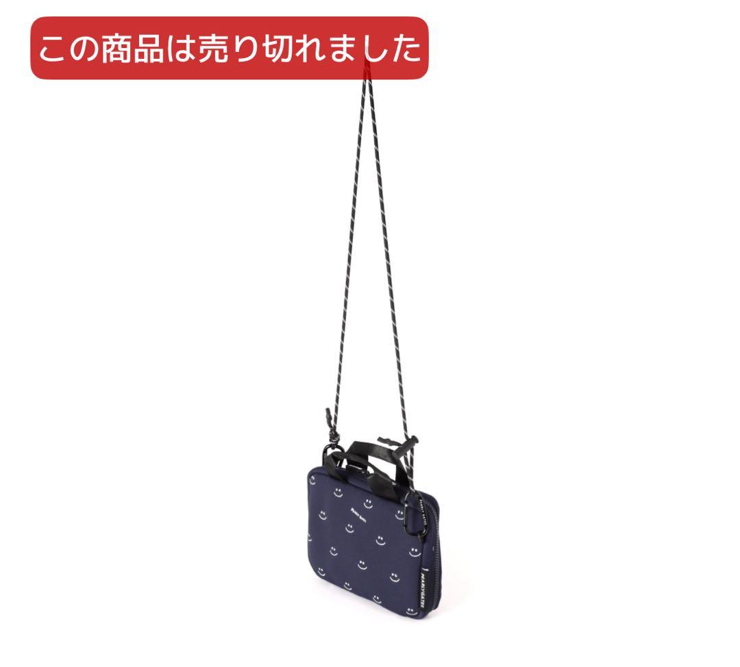 PEARLY GATES 大人スマイルラウンドポーチ ネイビー