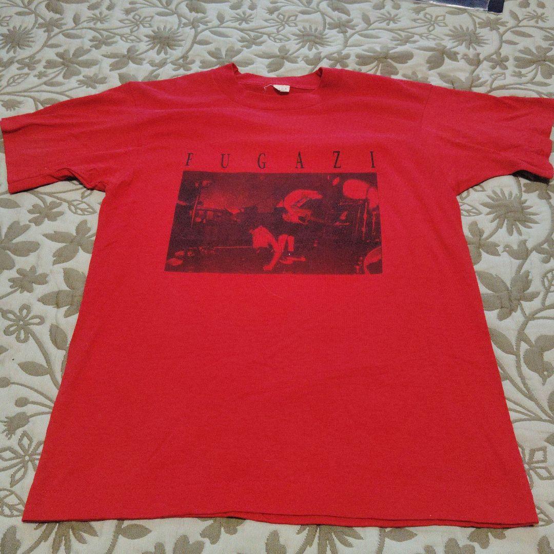90's Fugazi 赤 Tシャツ
