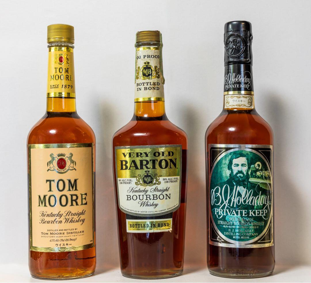 バーボンウイスキー 3本セット