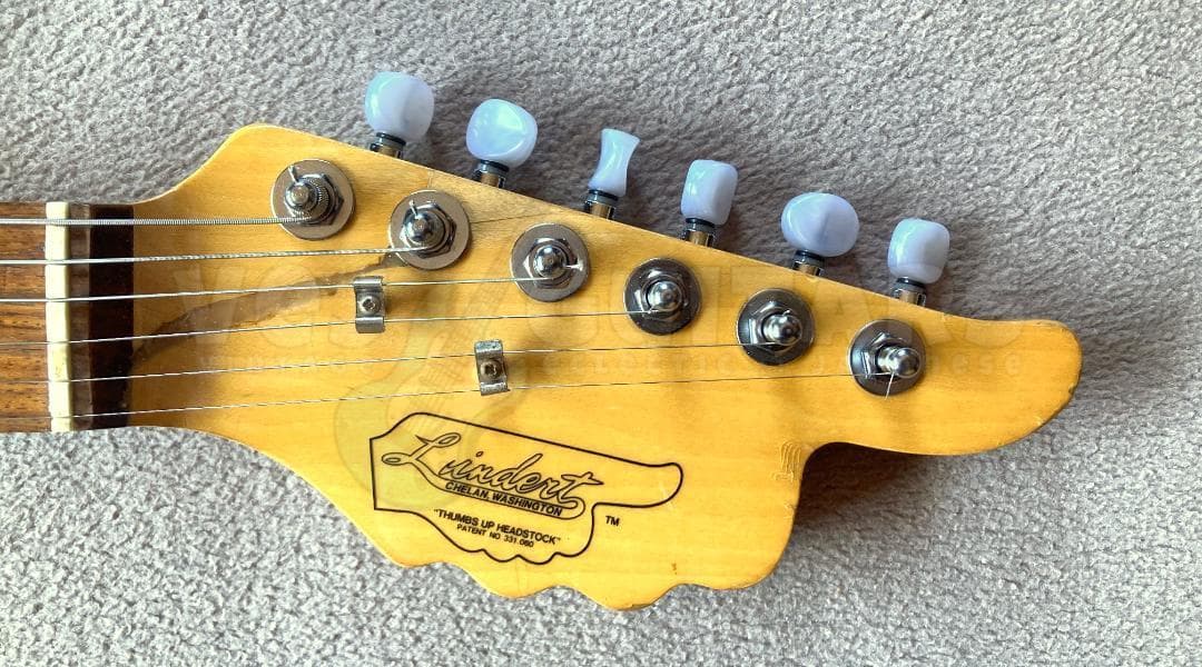 LINDERT LOCOMOTIVE T ブラウンクリーム 1990年代 ギター