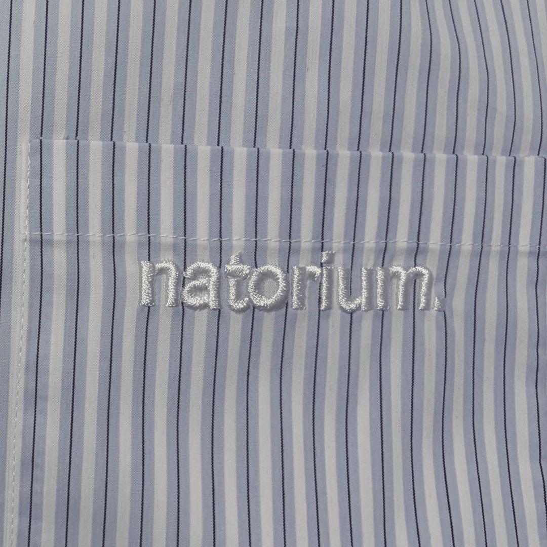 なとり　natorium Stripe-shirt ストライプシャツ 　深海
