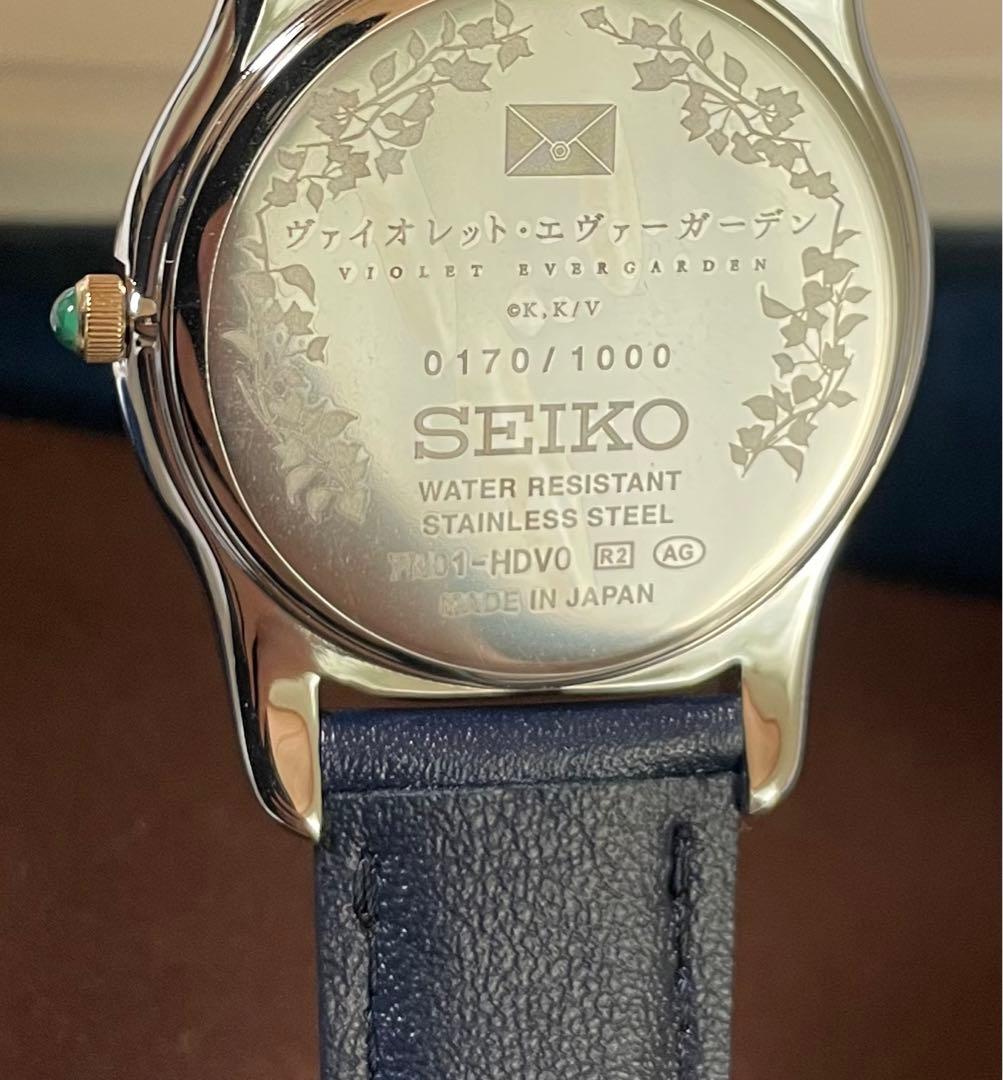 ヴァイオレットエヴァーガーデン　メモリアルウォッチ　SEIKO 時計　革バンド