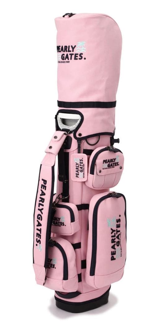 新品 パーリーゲイツ ゴルフ 取り外し型 キャディバッグ 日本正規品 ピンク