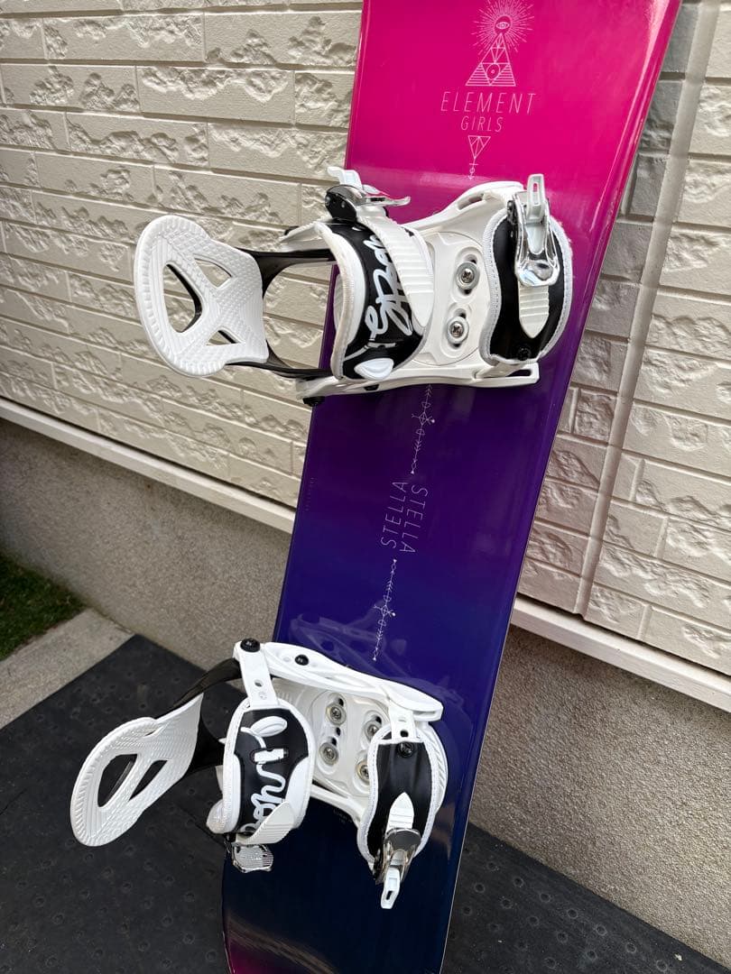 ELEMENT GIRLS STELLA スノーボード spoonビンディング