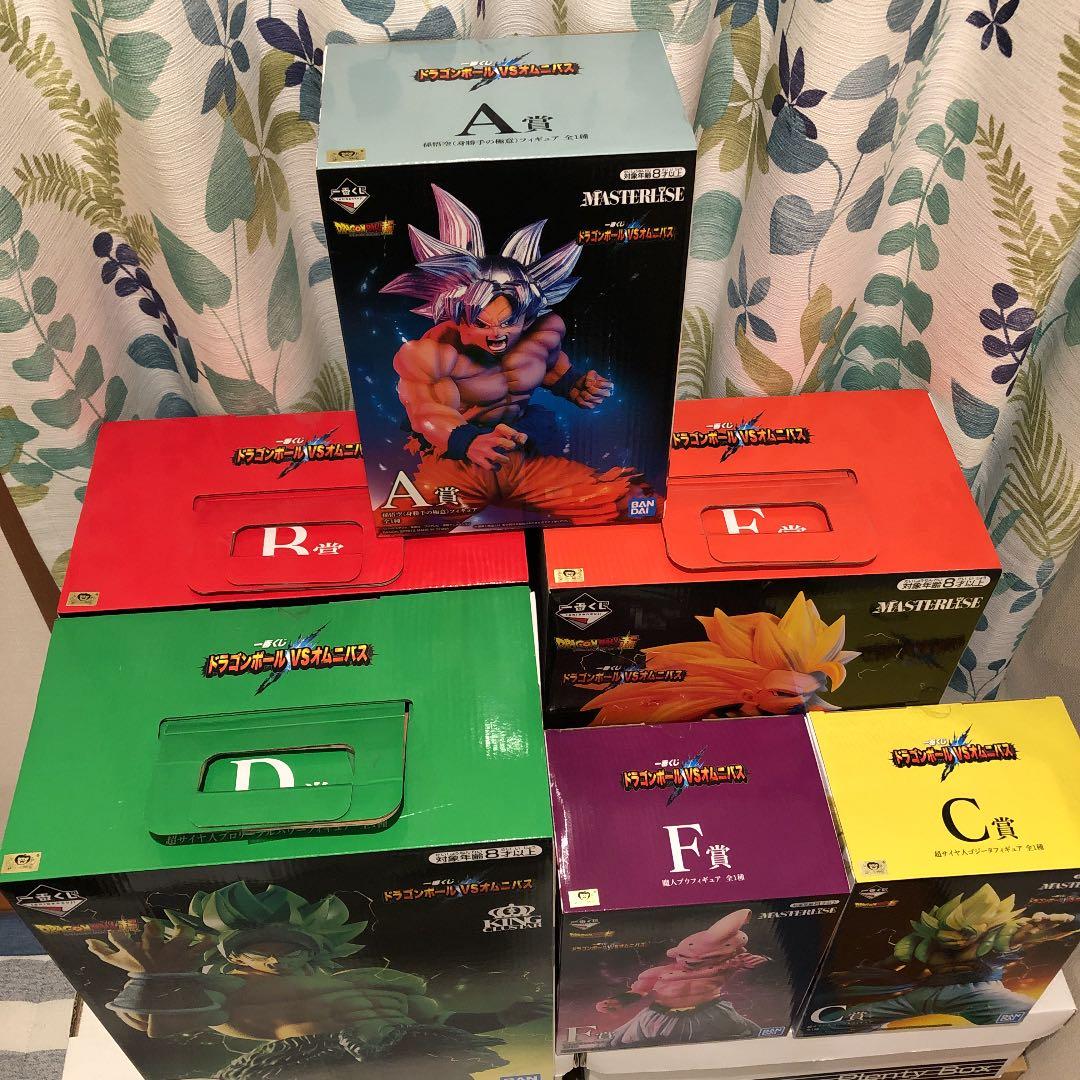 ドラゴンボール　一番くじ　オムニバス　大猿ベジータ　魔神ブウ　フルコンプリート