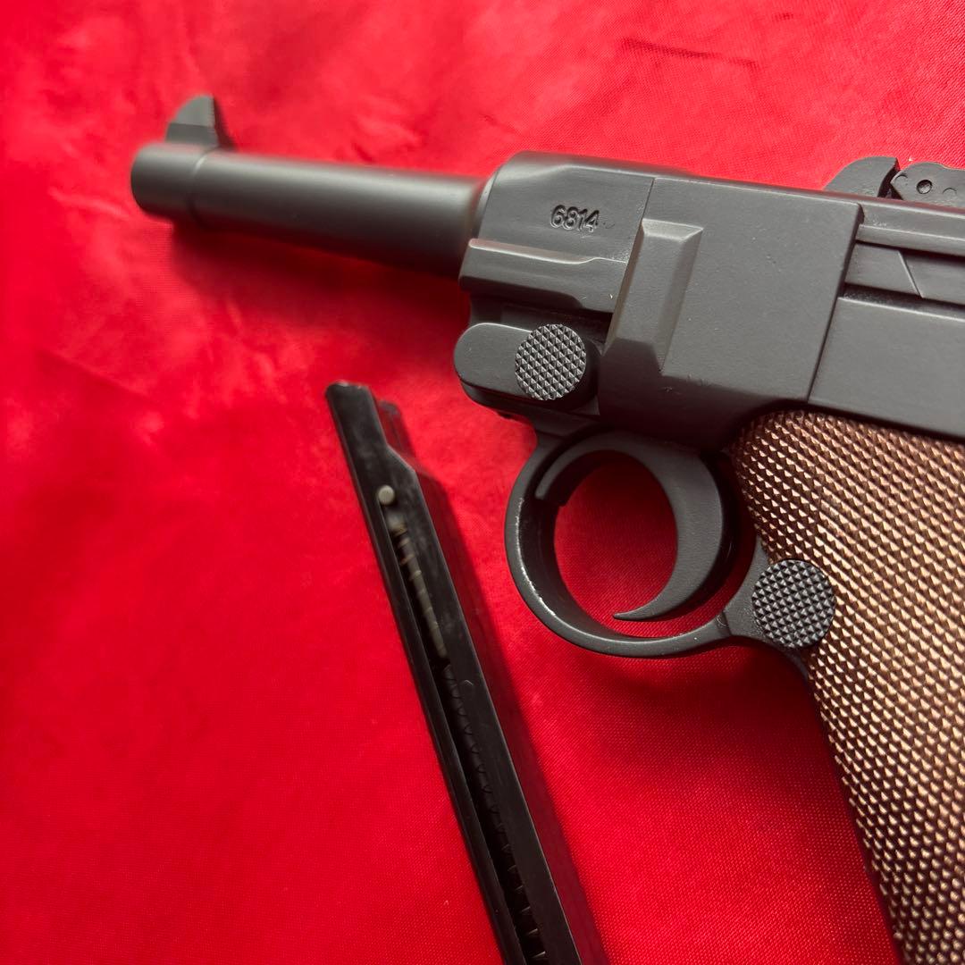 東京マルイ　ルガーP08 キャロムショット塗装　エアガン
