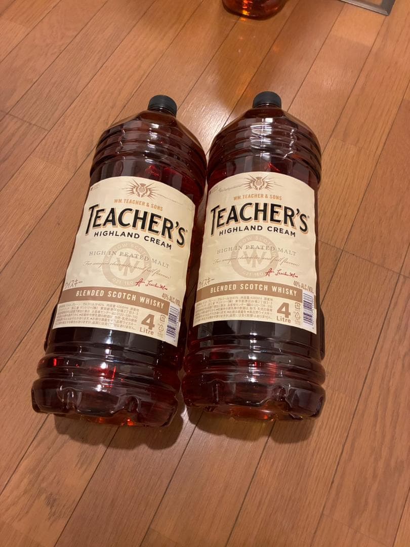 TEACHER'S(ティーチャーズ) ハイランドクリーム 4000ml 2本
