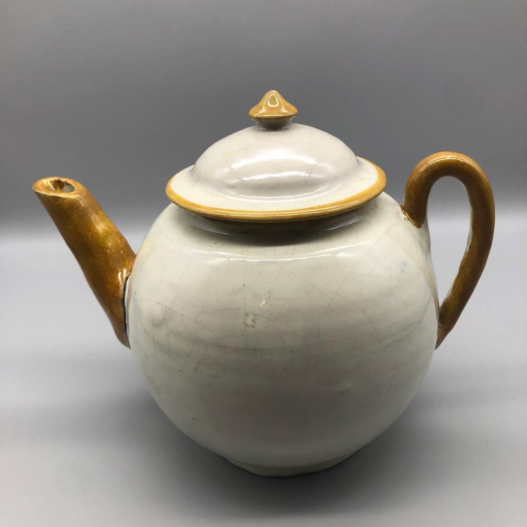 メキシコプエブラタラベラ焼ビンテージ陶器伝統工芸バード鳥ティーポット大サイズ