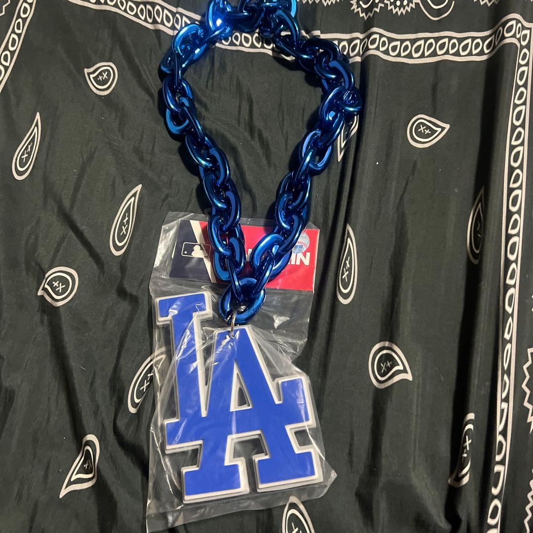 ドジャース　応援グッズ　ネックレス