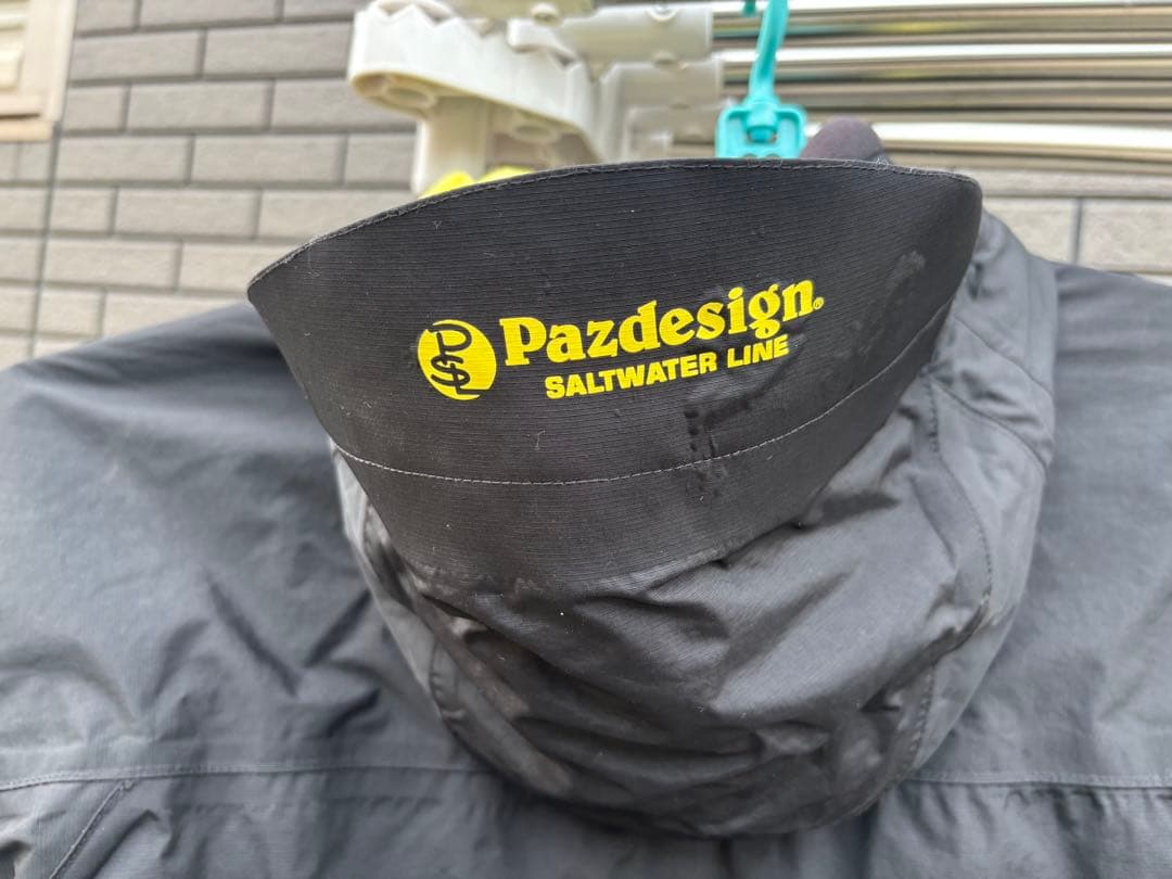 Pazdesignライジャケチャック難有　ウォームジャケットセット黒黄　値引可