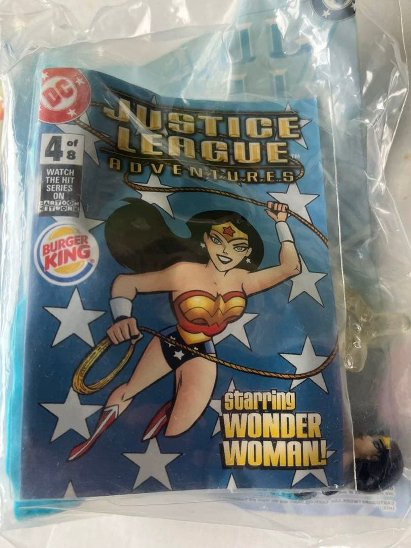 バーガーキング　米国　キッズミール　2003年　ジャスティスリーグ　全8個セット