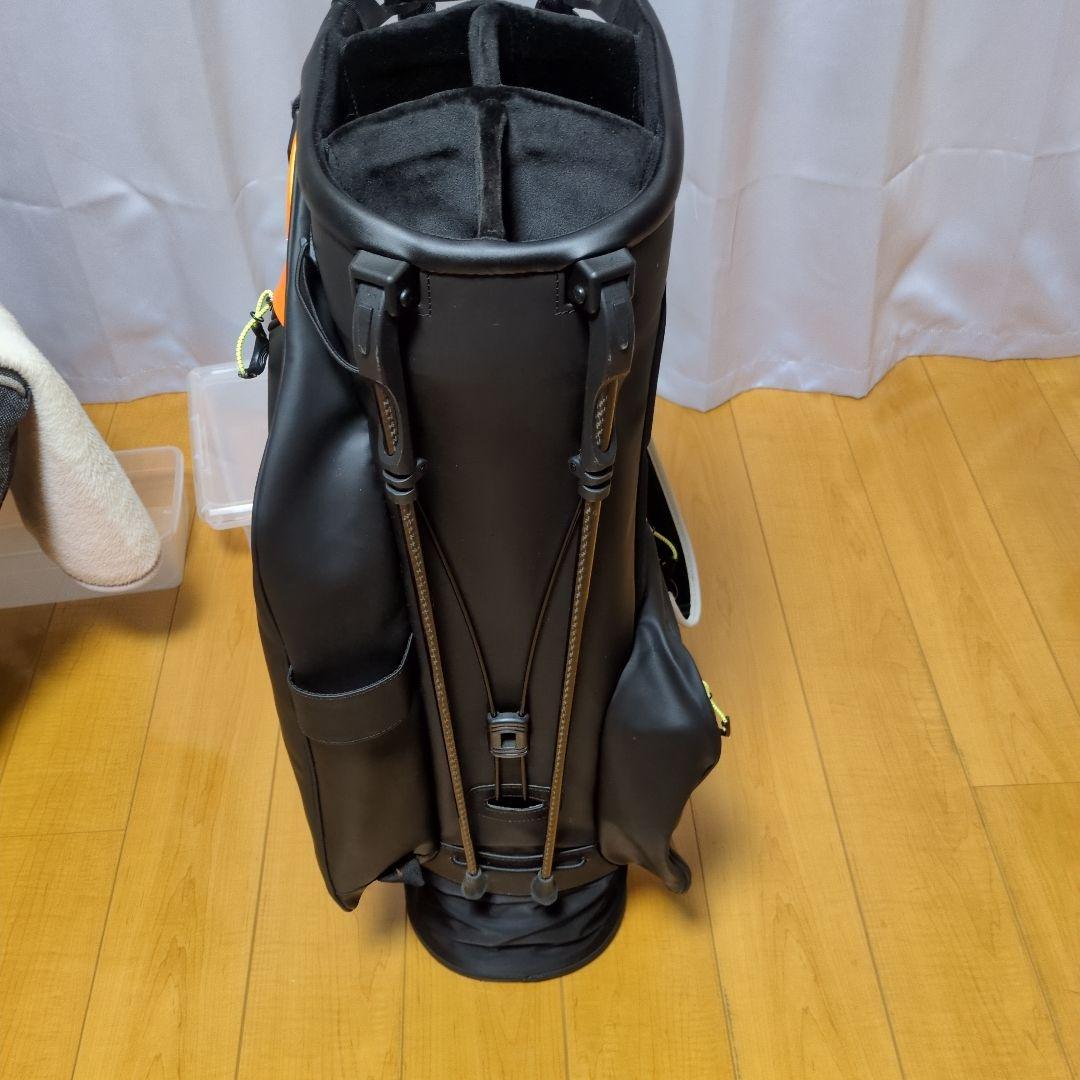 Vessel ゴルフキャディバッグ ホワイト/オレンジ