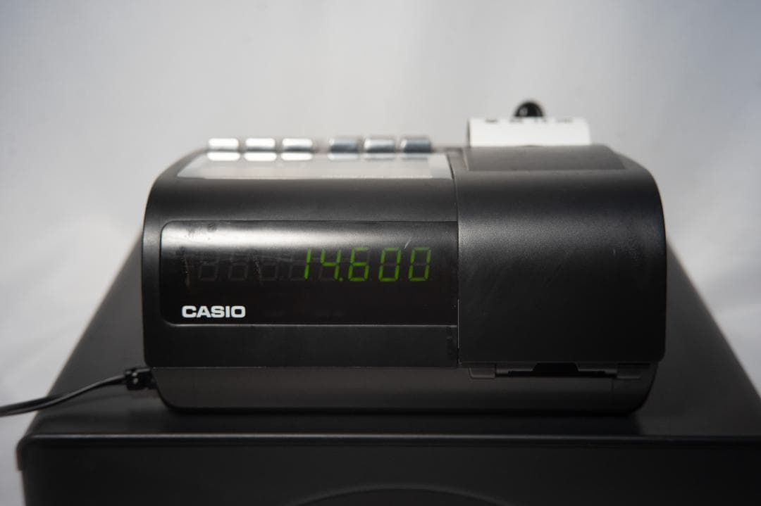 カシオレジスター TE-300 CASIO ブラック 黒