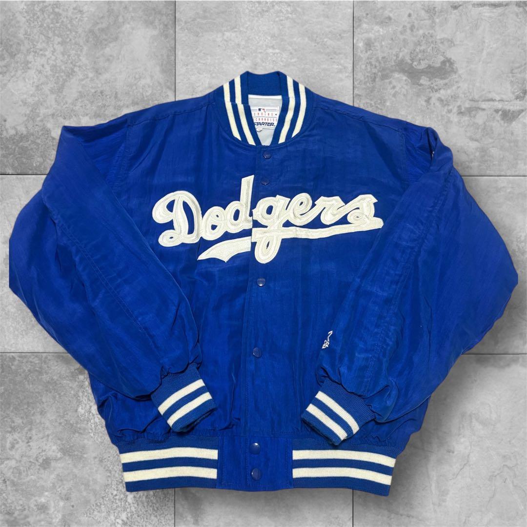 Dodgers ドジャース　スターター社製ナイロンスタジャン野茂英雄
