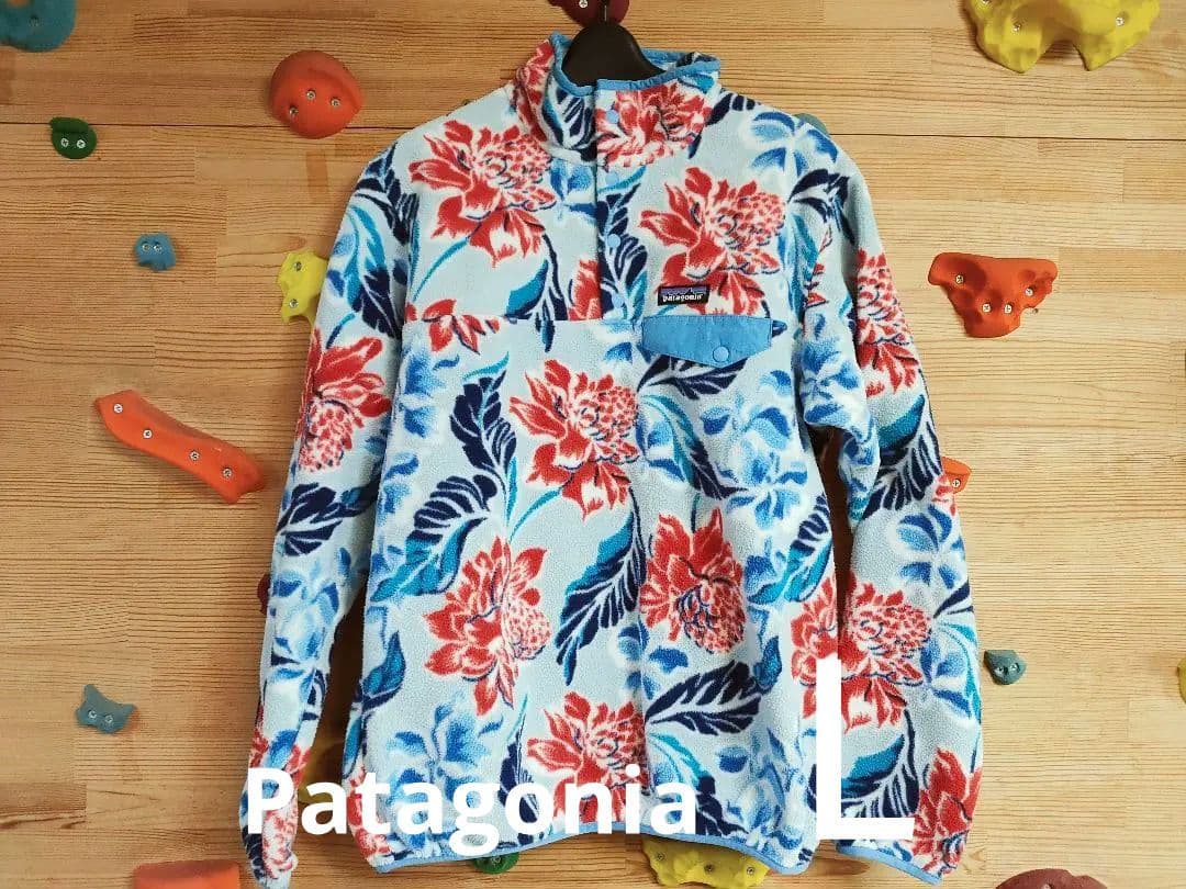 パタゴニア シンチラ・スナップT・プルオーバー　花柄