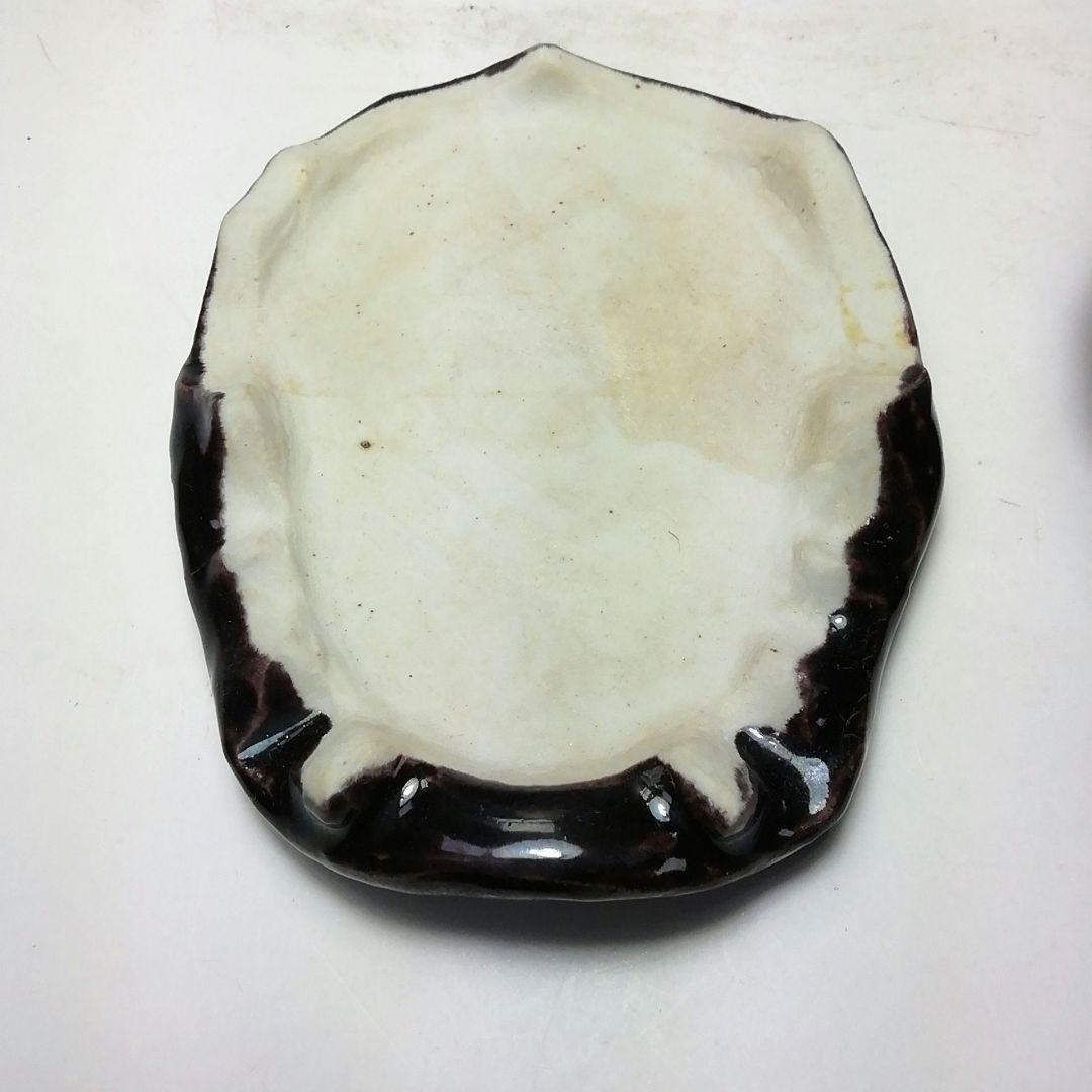 Ｓ７２５　香合　『獅子頭』『九谷焼』『朝倉文夫作』　共箱　茶道具