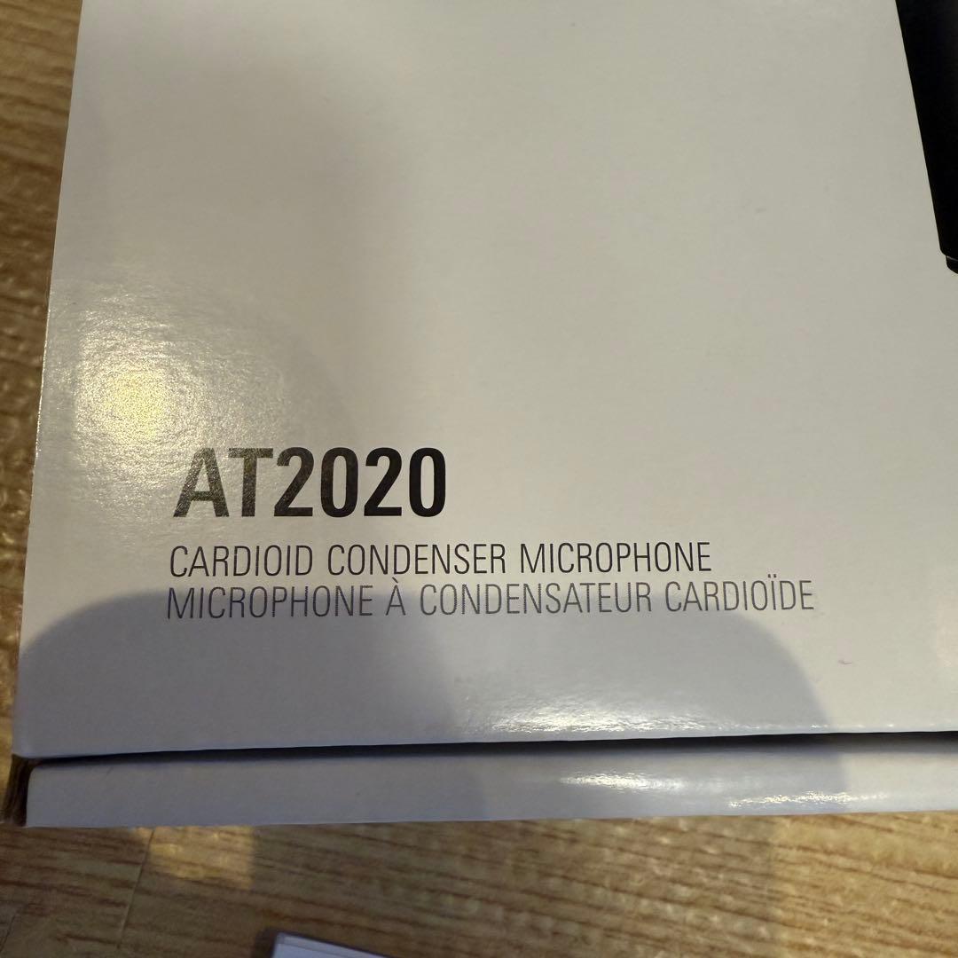 【新品未使用】 audio-technica AT2020 コンデンサーマイク