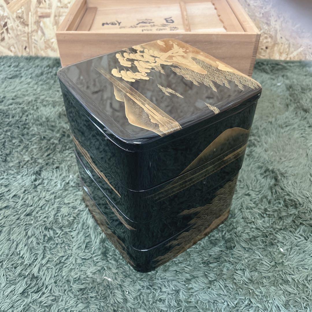 輪島塗　松島蒔絵 ４段お重