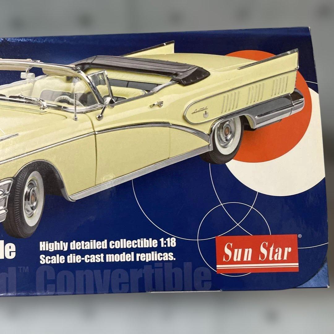 1958ビュイックリミテッドコンバーチブル1/18（ホワイト）30センチ以上有り