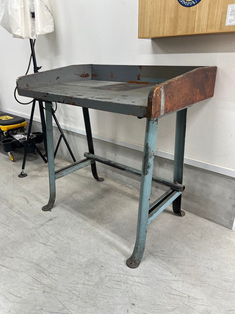 アンティーク ヴィンテージ　インダストリアル　テーブル　usa 作業台