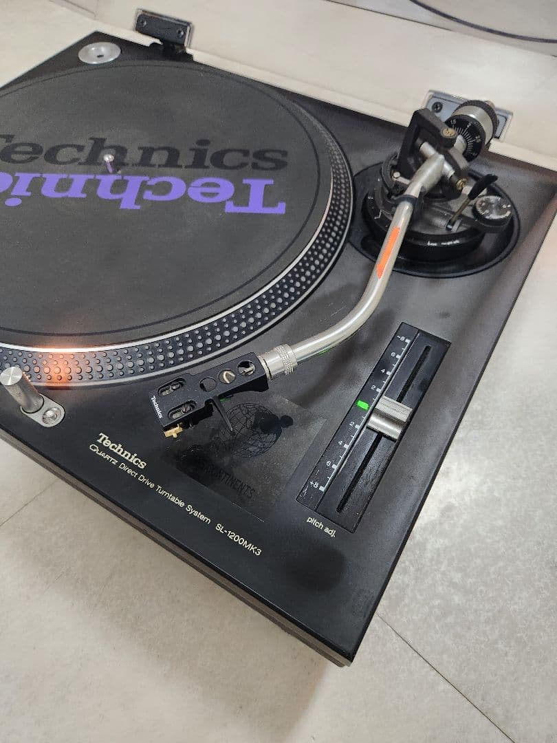 カートリッジ付Technics SL-1200MK3 ターンテーブル