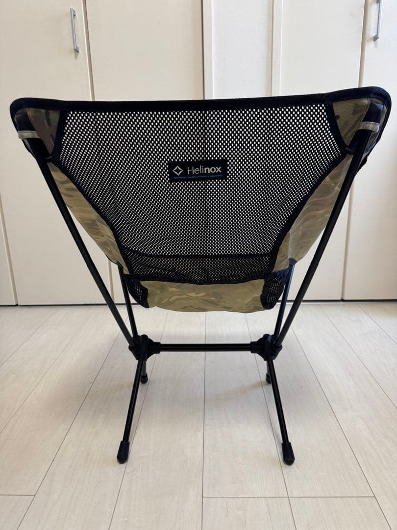 く*う様 Helinox 迷彩 折りたたみアウトドアチェア ヘリノックス